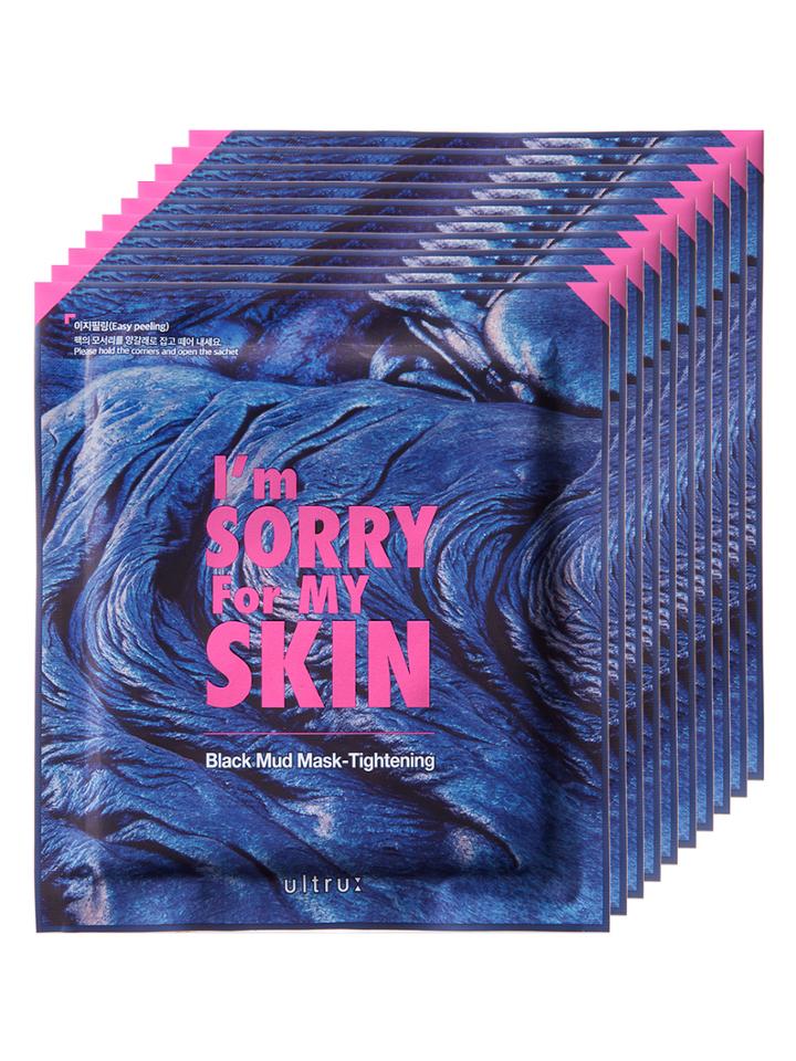 Ultru I'm Sorry For My Skin Black Mud Mask - Tightening (10 Pk) (18 G)