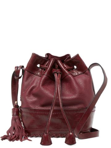 Isabella Fiore Dakota Leather Bucket Bag