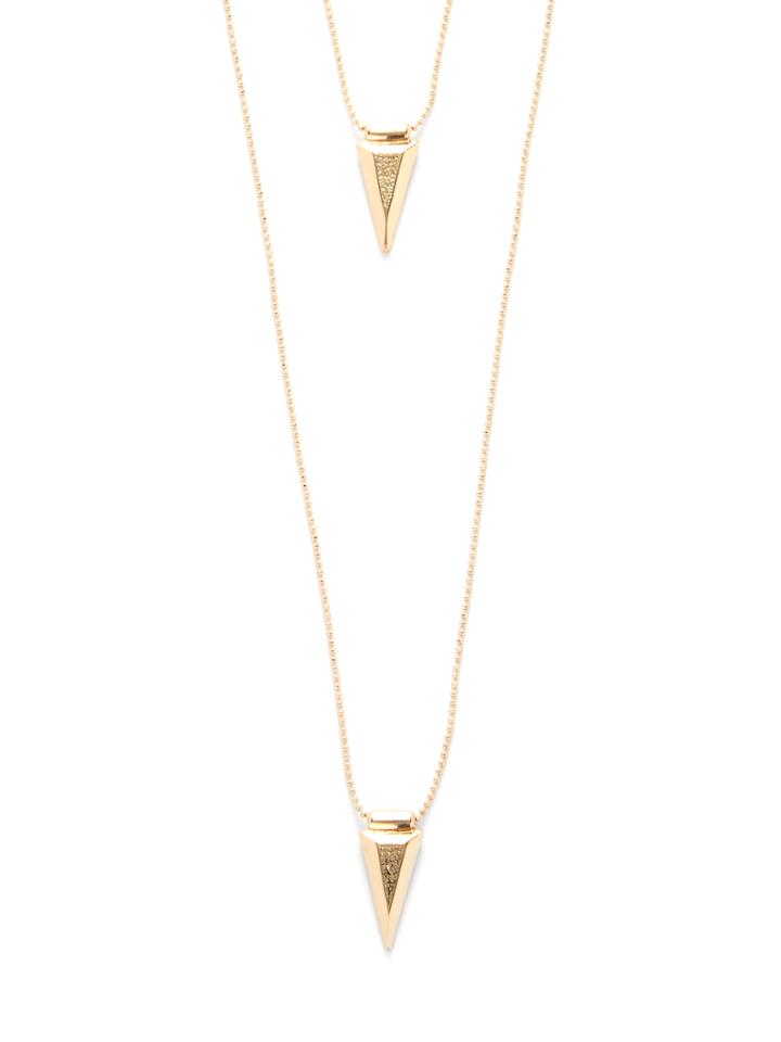 Cara Couture Spike Double Layer Necklace