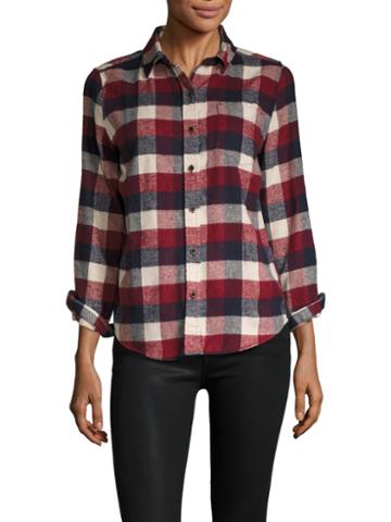 Jachs Girlfriend Single Pocket Flannel Shirt