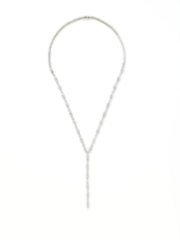 Vendoro Marquise Shaped Linear Drop Necklace