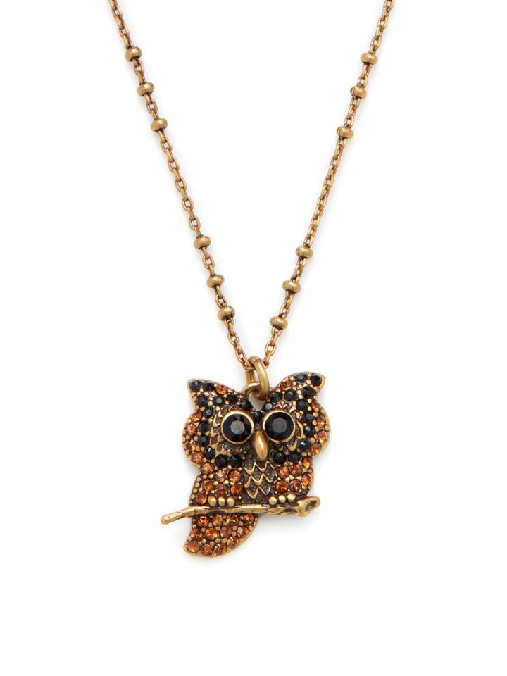 Marc Jacobs Owl Pendant Necklace