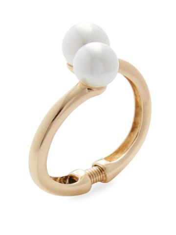 Kenneth Jay Lane Cultura Faux Pearl Statement Bracelet