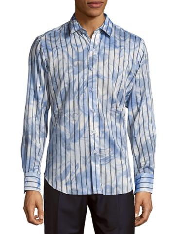 Robert Graham Bread Street Classic-fit Cotton Casual Button Down Shirt