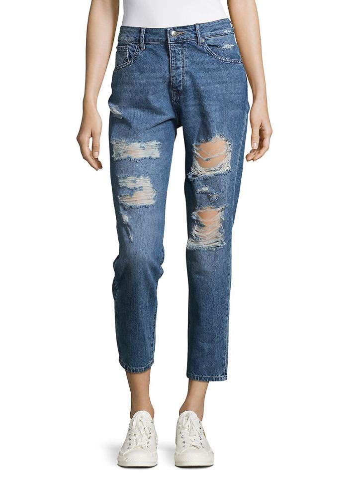 Dl1961 Premium Denim High Rise Shredded Jeans