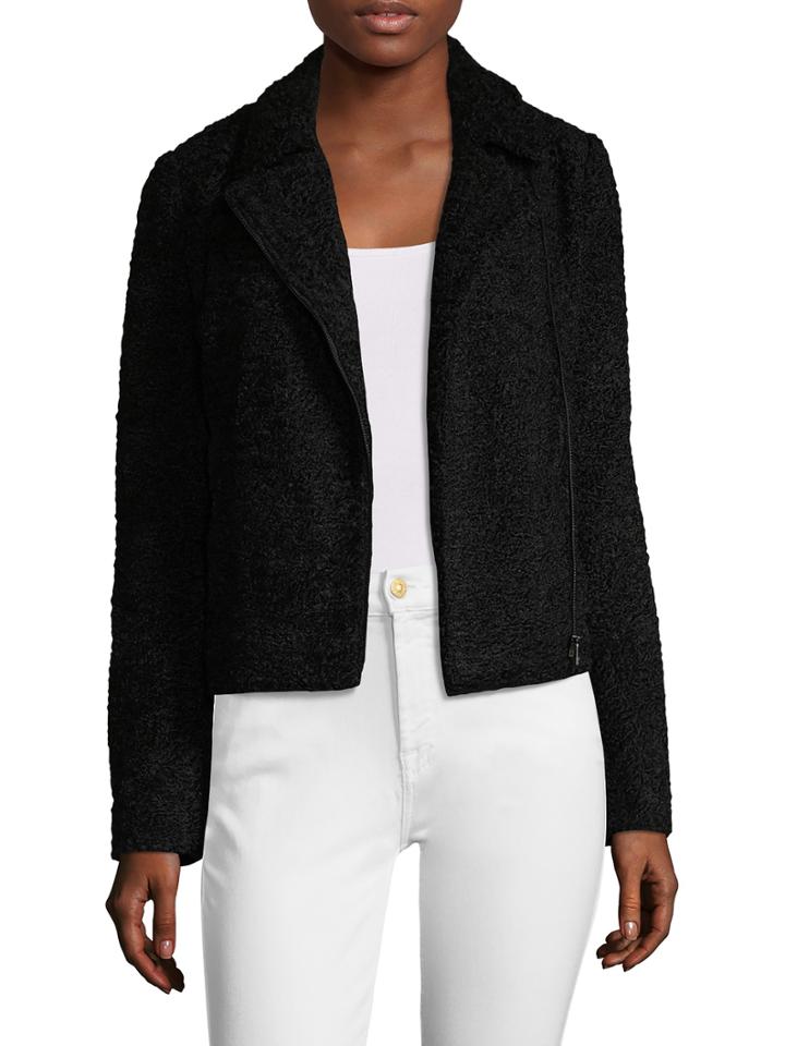 Renvy Cropped Boucle Coat