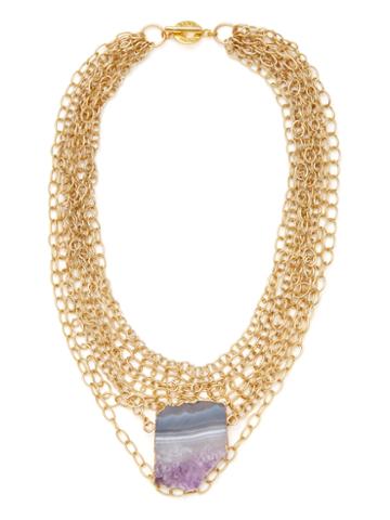 Janna Conner Amethyst Slice Necklace