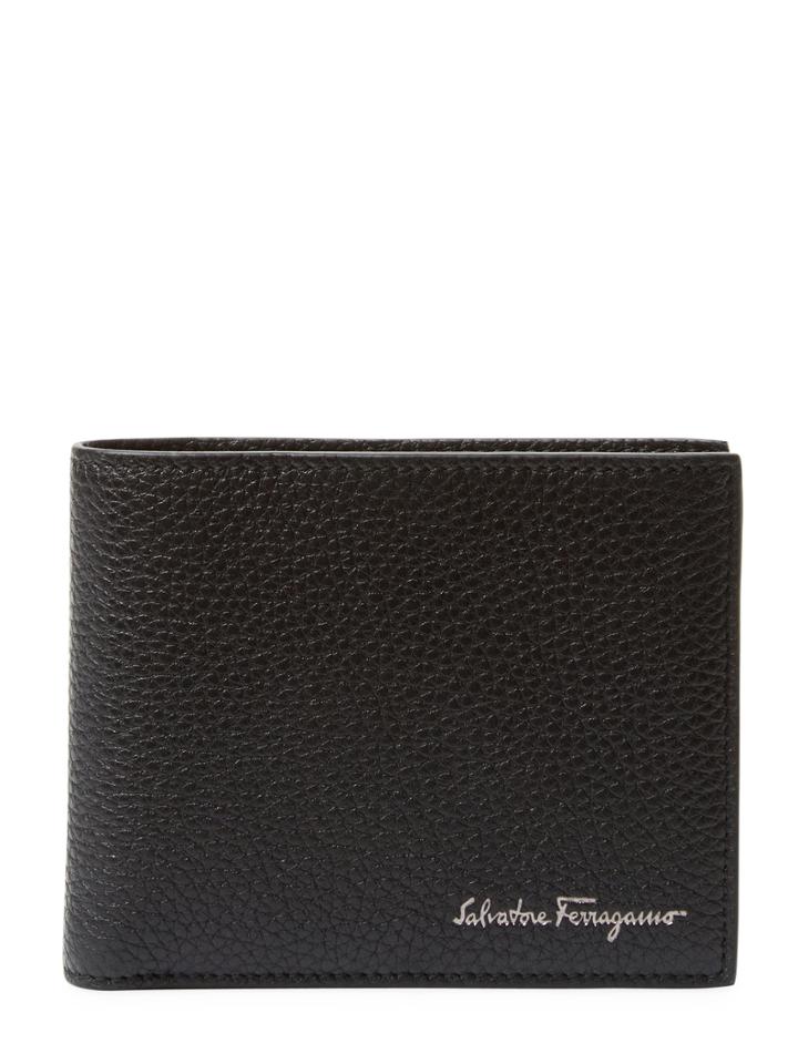 Salvatore Ferragamo Textured Leather Bifold Wallet
