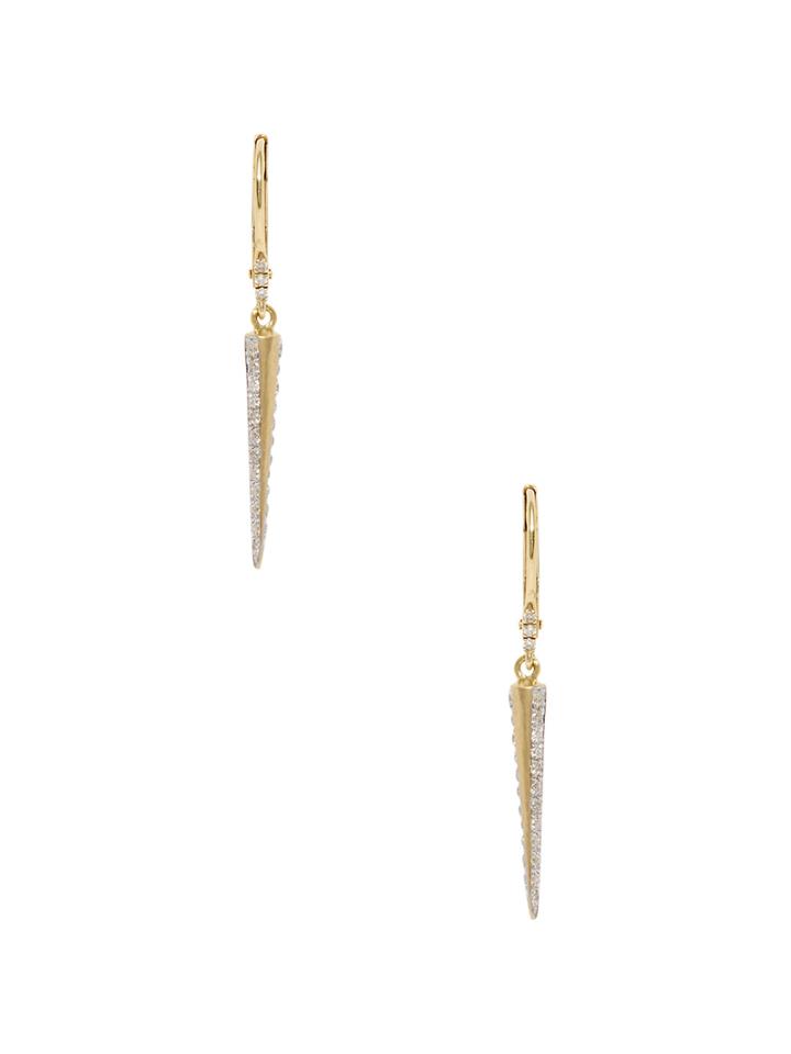 Meira T 14k Yellow Gold & 0.29 Total Ct. Diamond Drop Earrings