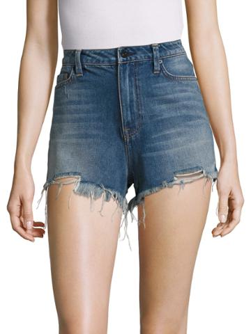 Eight Dreams Bite High-rise Cut Off Denim Short