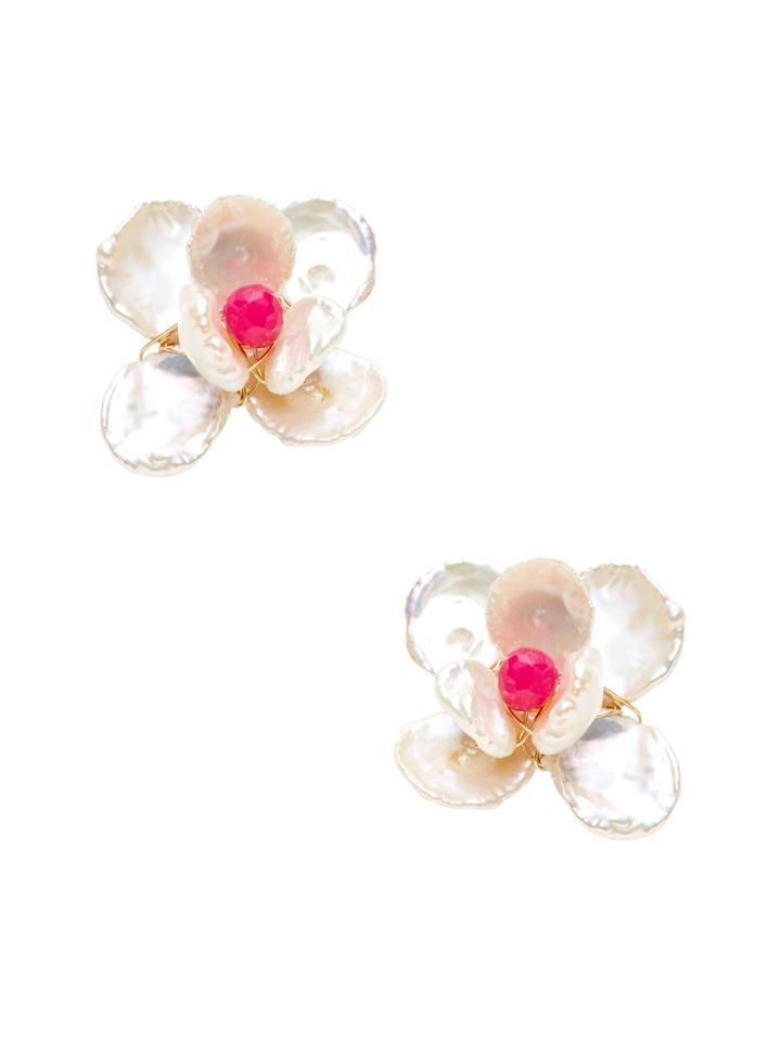 Kep Keshi Pearl Stud Earrings
