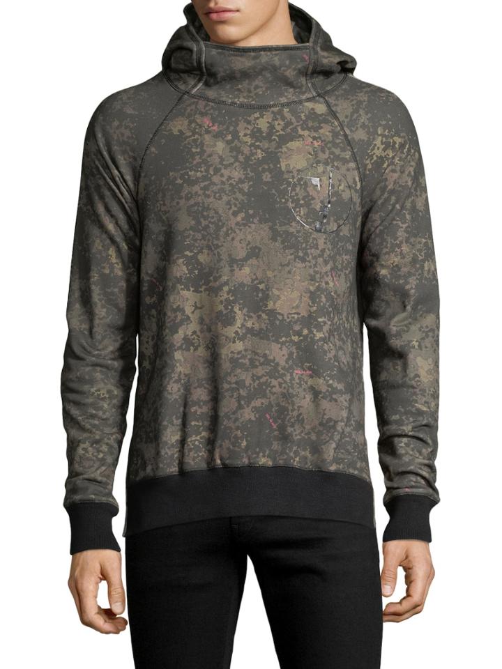 Den Im By Siki Im Printed Cotton Hoodie Jacket