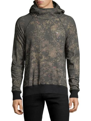 Den Im By Siki Im Printed Cotton Hoodie Jacket