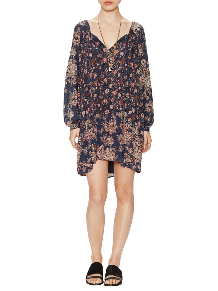 Free People Lucky Loosey Printed Dress