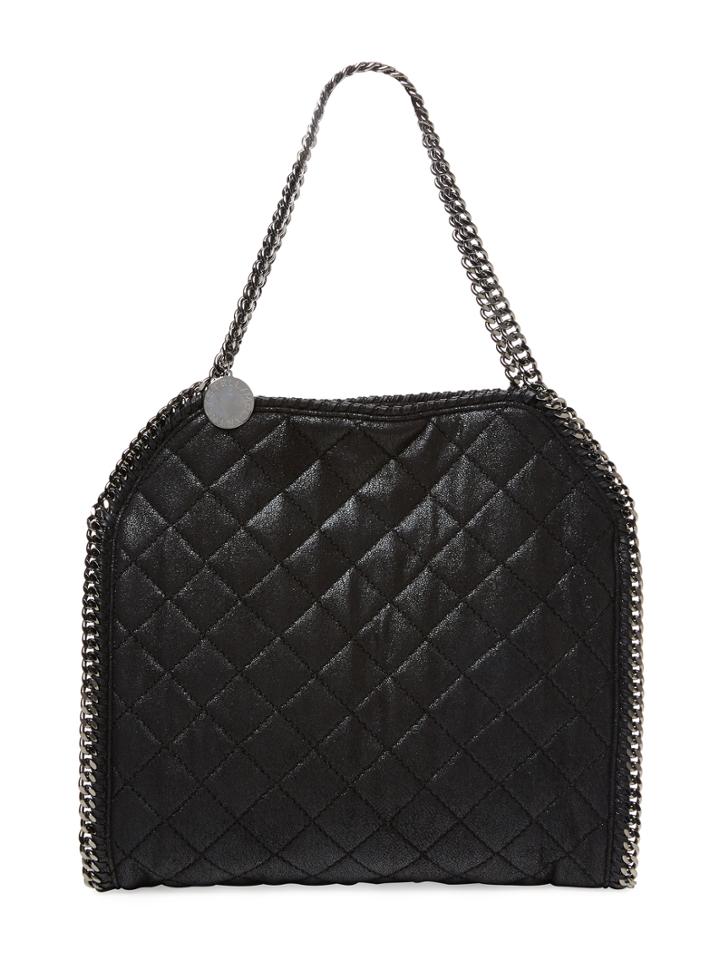 Stella Mccartney Falabella Shaggy Deer Small Quilted Tote