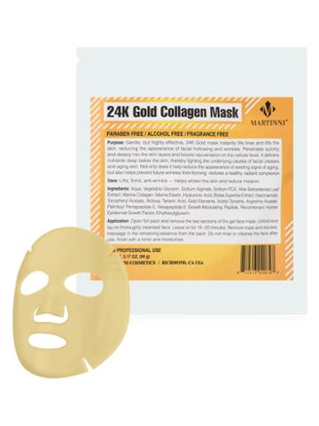 Martinni Beauty 24k Gold Collagen Facial Mask