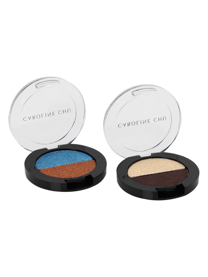 Caroline Chu Peacock Plume/coco Harris: Eye Shadow Duo Sets