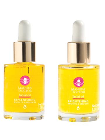 Manuka Doctor Brightening Boost Facial Oil Set - Brightening Manuka Facial Oil + Replenishing Manuka Facial Oil