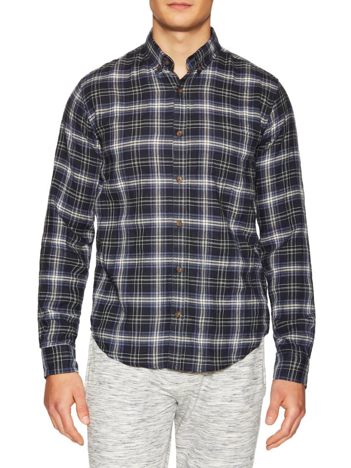 Vanishing Elephant Plaid Sportshirt