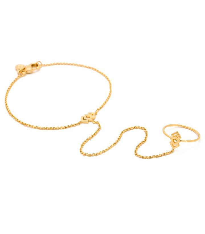 Gorjana Azra Ring To Wrist Bracelet