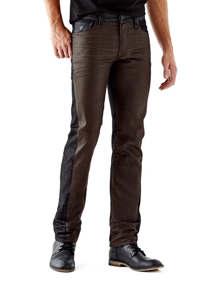 Guess Slim Straight Jeans In Hitchhiker Wash