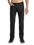 Guess Lincoln Original Straight Jeans In Black Solar Wash, 32 Inseam