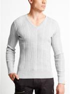 Guess Ken Ribbed V-neck Sweater