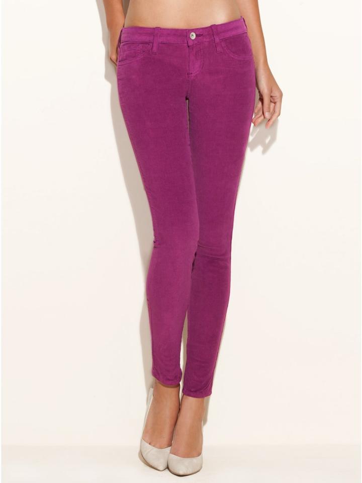GUESS Power Skinny Jeans, PURPLE (30)