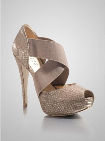 GUESS Kampbell High Heels, BROWN LEATHER (10)