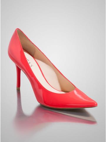 Guess Rolene Mid-heel Pumps, Patent Red (10)