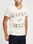 Guess """down And Dirty"" Short-sleeve V-neck Tee"