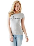 Guess Short-sleeve Ribbon Logo Tee