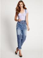Guess Denim Lace Overalls In Scotch Wash