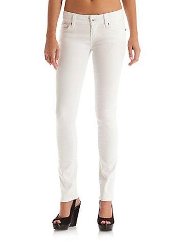 Guess Sarah Skinny White Jeans