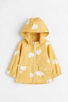 H & M - Coated Cotton Jacket - Yellow