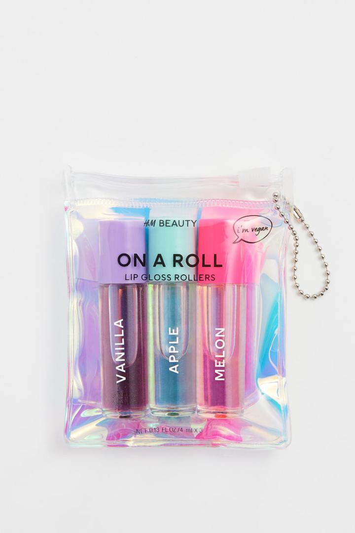H & M - 3-pack Lip Glosses - Purple