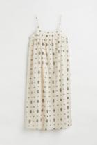 H & M - Crped Dress - Beige