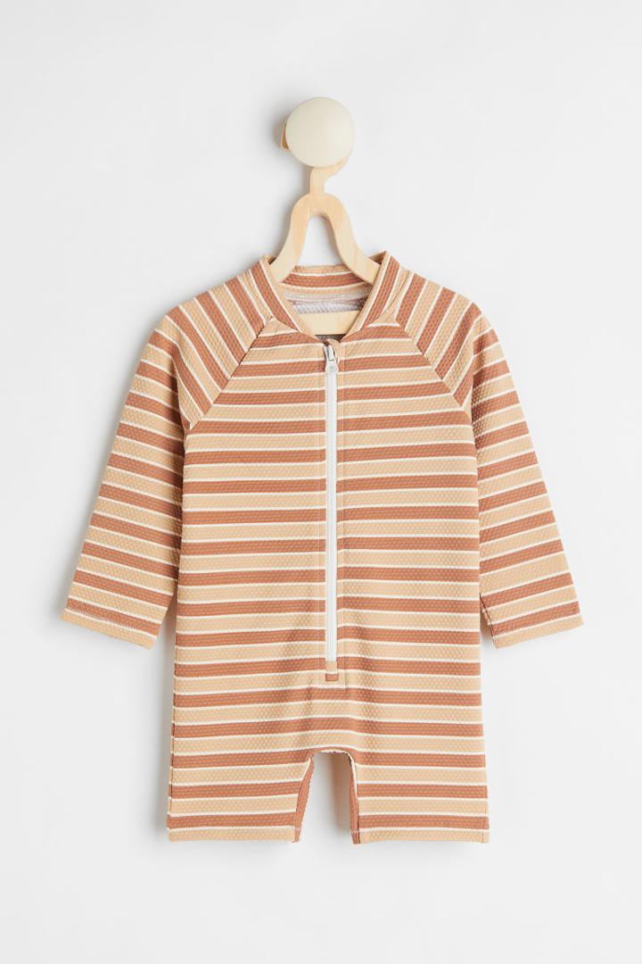 H & M - Swimsuit Upf 50 - Orange
