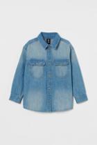 H & M - Denim Shirt - Blue