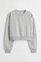 H & M - Short Sweatshirt - Gray