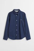 H & M - Cotton Shirt - Blue