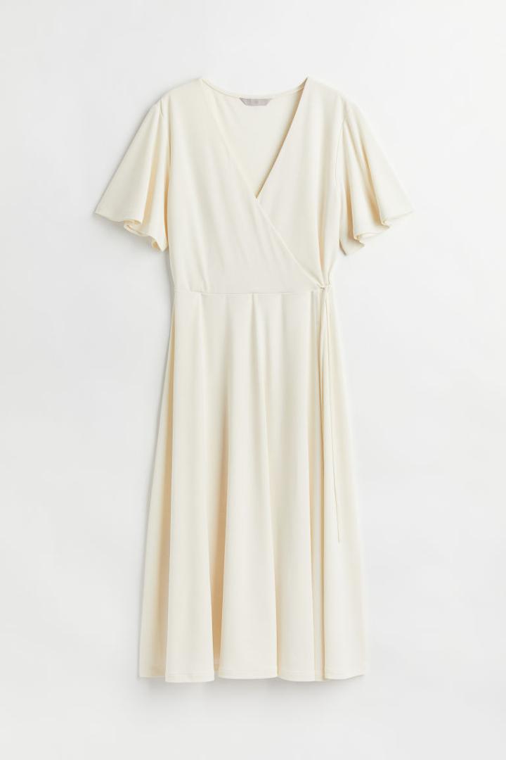 H & M - Wrap Dress - White
