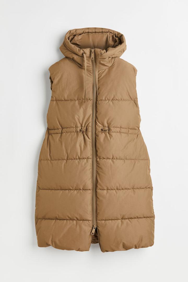 H & M - Mama Puffer Vest - Brown
