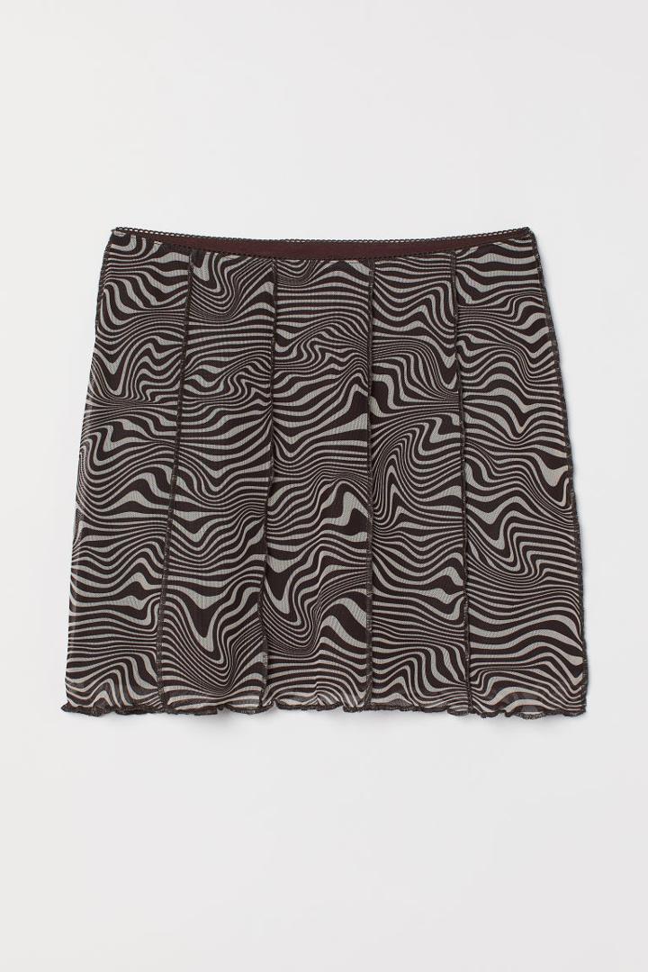 H & M - Short Skirt - White