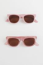 H & M - 2-pack Sunglasses - Pink