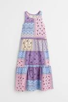 H & M - Cotton Dress - Purple