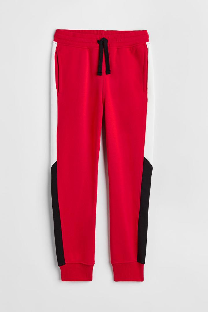 H & M - Sweatpants - Red