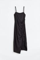 H & M - H & M+ Drawstring-detail Bodycon Dress - Black