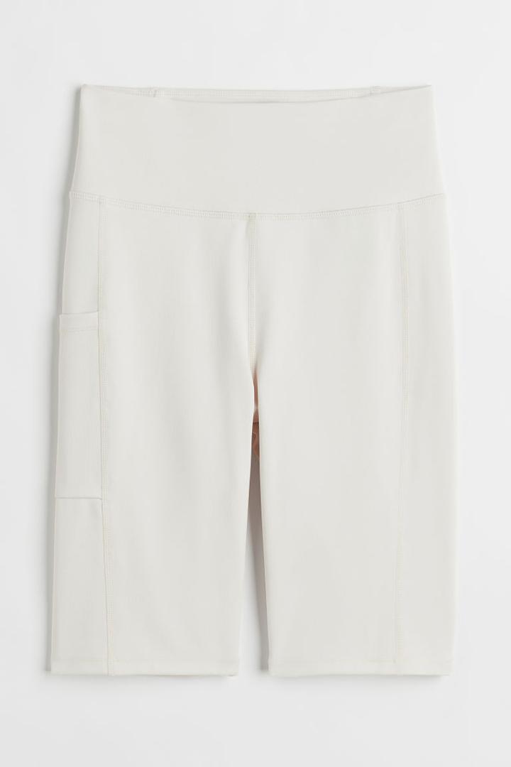 H & M - Sports Bike Shorts - Beige
