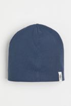 H & M - Ribbed Jersey Hat - Blue
